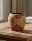 Dobby Teak Wood Vase