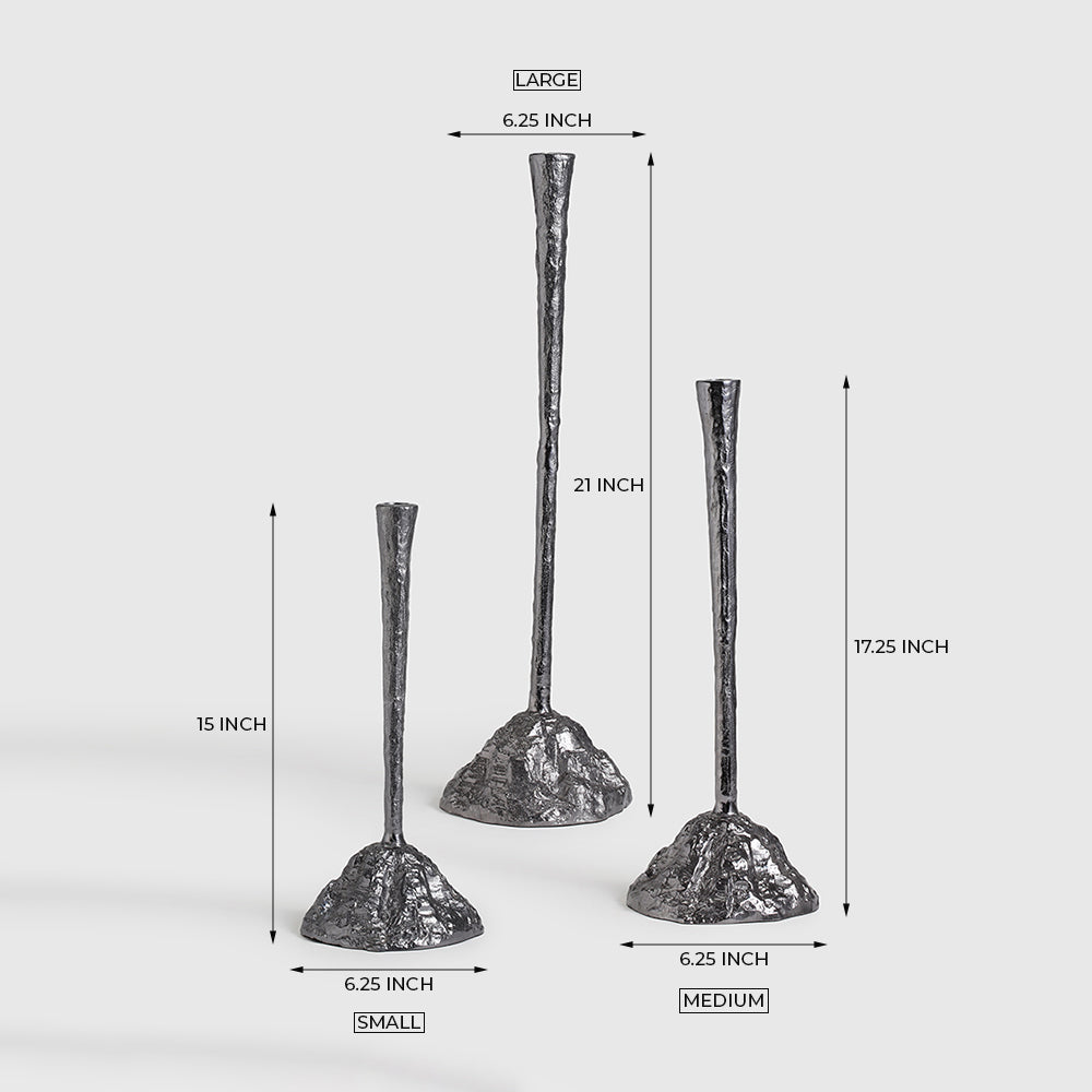 Bron Candle Holder set of 3 - set of 3