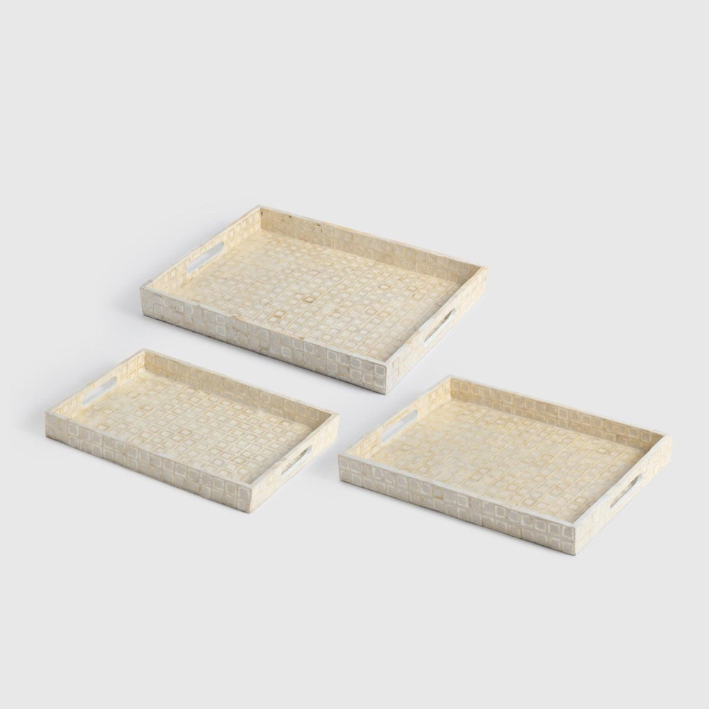 Rai Pearl Trays set of 3 - Living Shapes