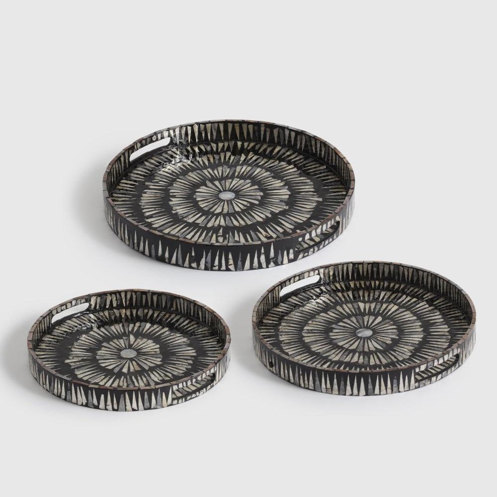 Kastle Pearl Trays set of 3 - Living Shapes