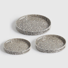 Kass Pearl Tray set of 3