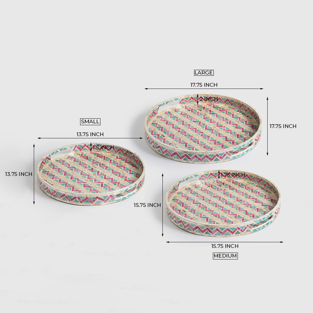 Nissi Pearl Trays set of 3