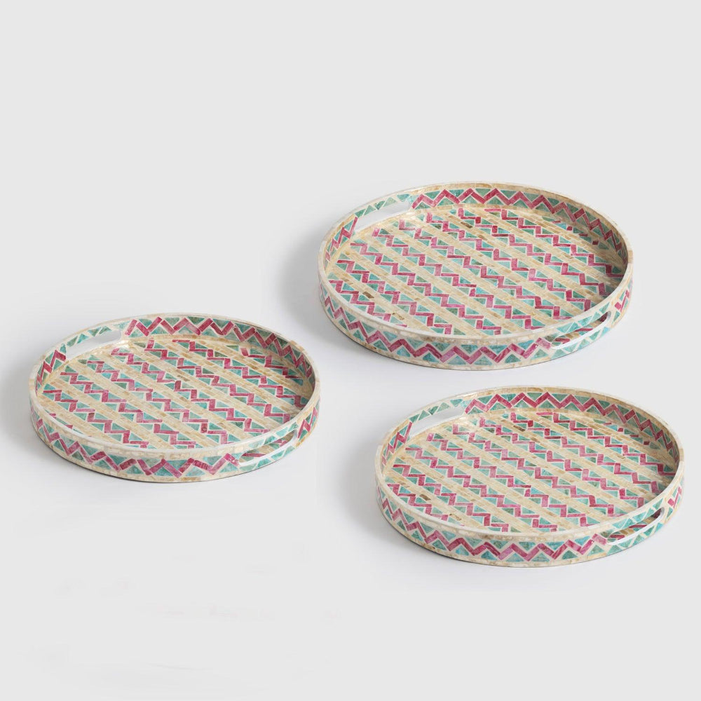 Nissi Pearl Trays set of 3 - Living Shapes