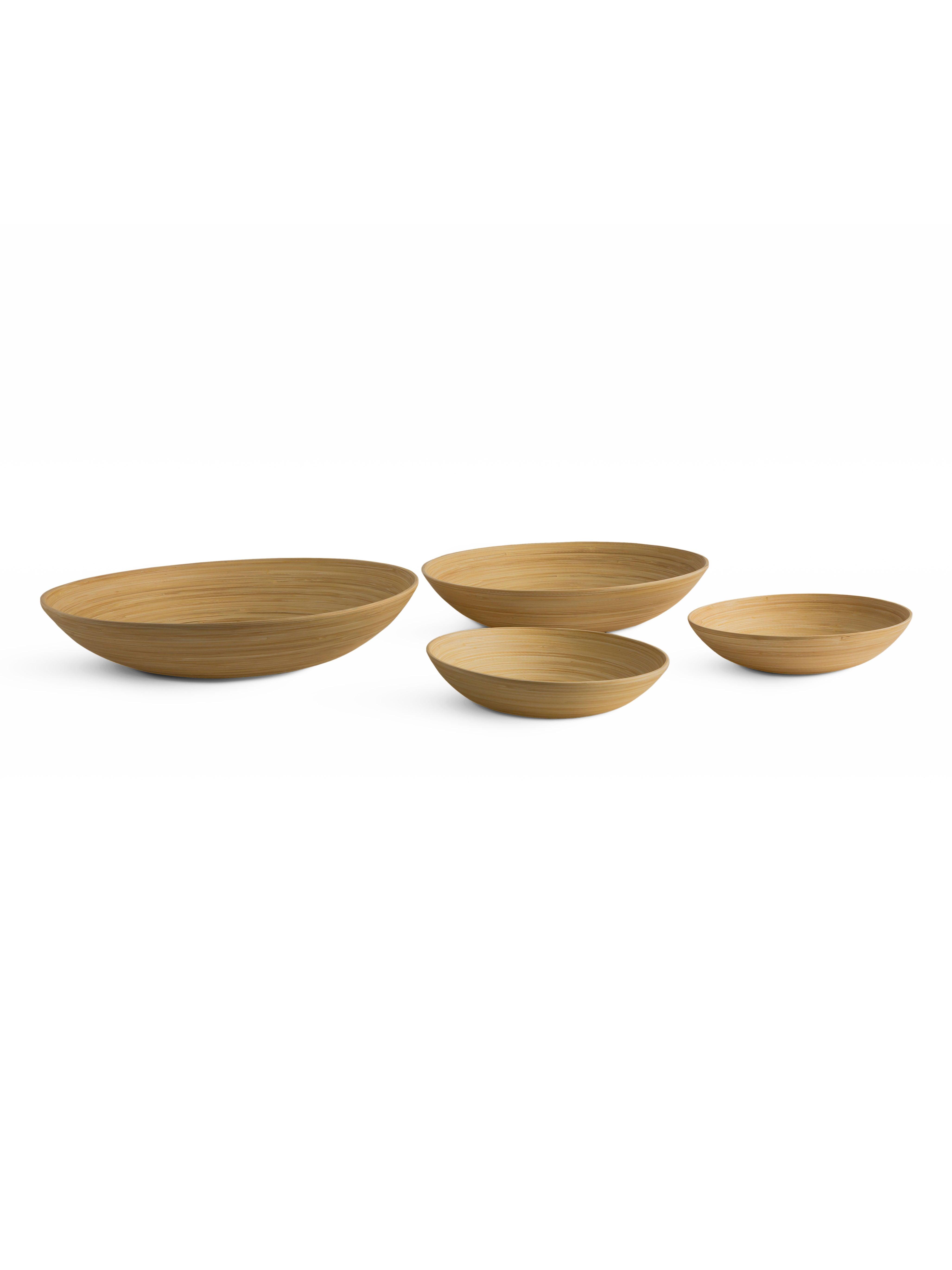 Severus Bamboo Bowl set of 4 - Living Shapes