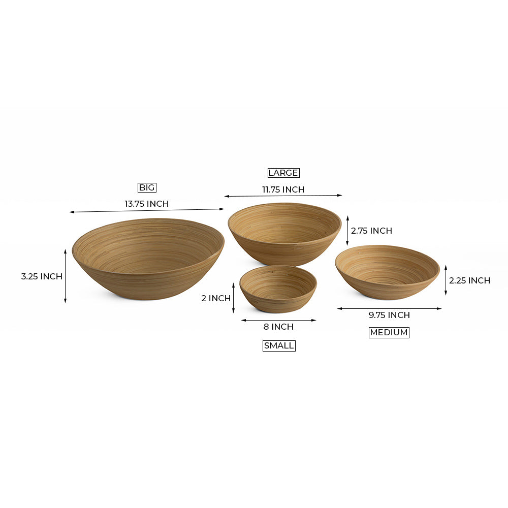 Albis Bamboo Bowl set of 4
