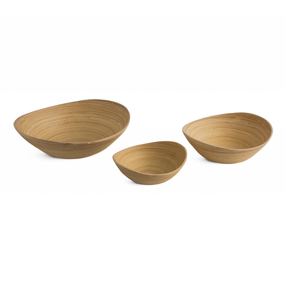 Roby Bamboo Bowl Set of 3