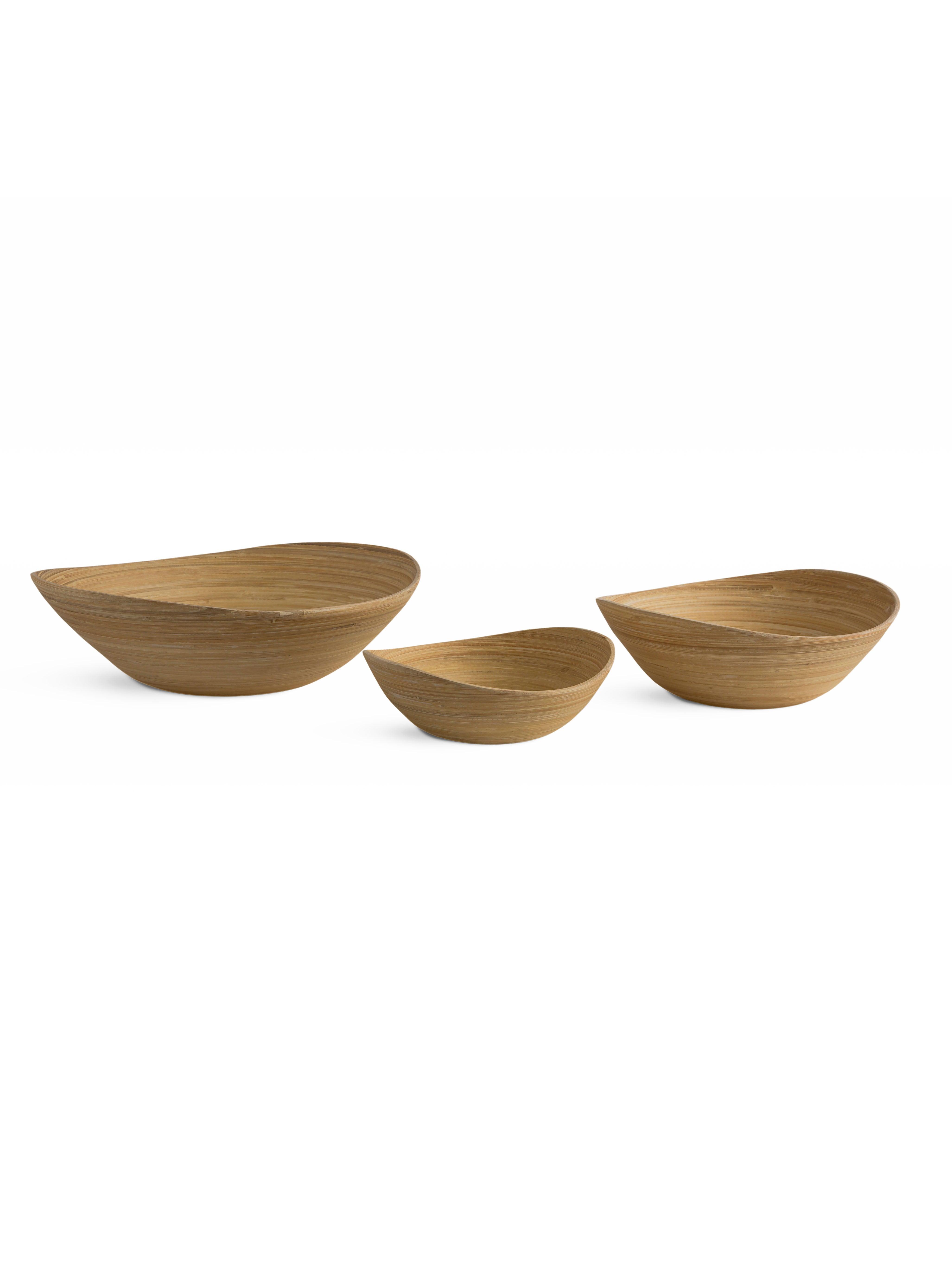 Roby Bamboo Bowl Set of 3