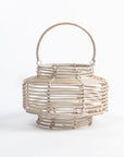 Rose Rattan Lantern