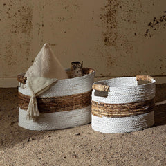 Daisy Poppy Basket Set of 2