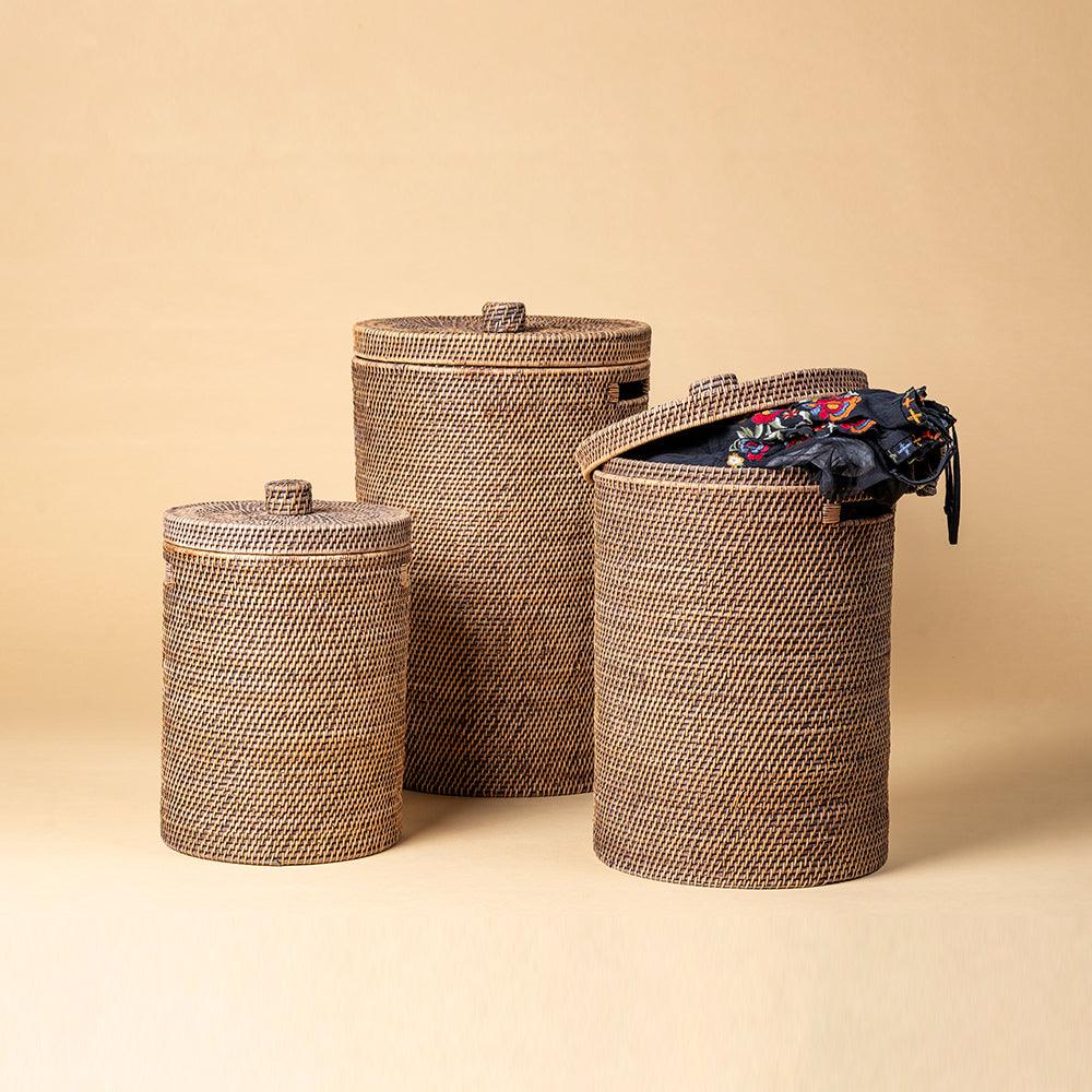 Willow Bin Basket Set of 3 - Living Shapes