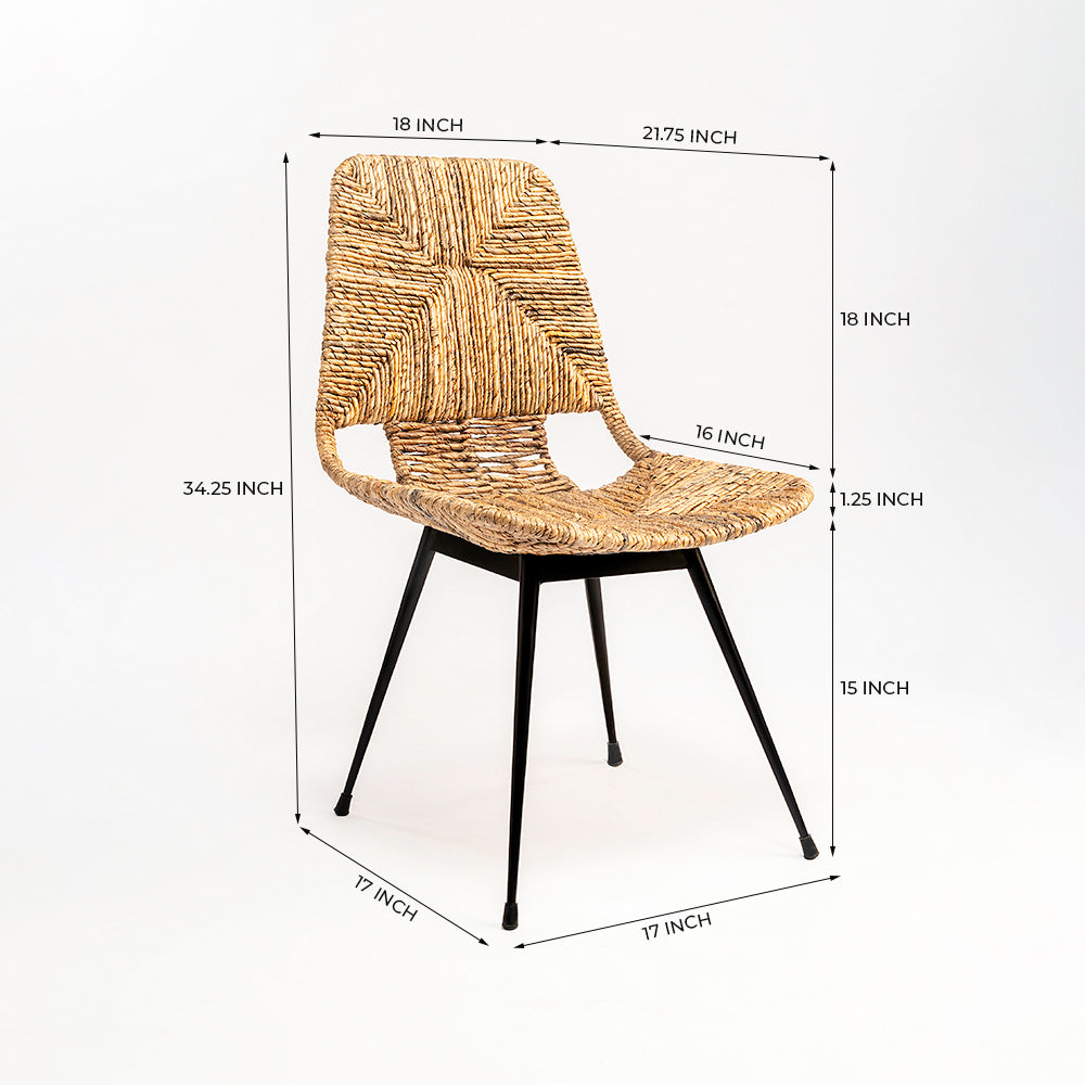 Abby Abaia Iron Semi Outdoor Chair