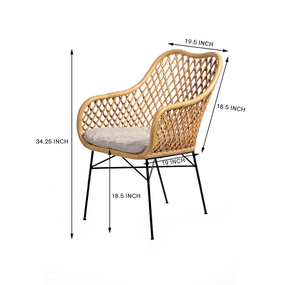Justin Gel Outdoor Chair - Living Shapes