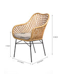 Justin Gel Outdoor Chair