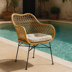 Justin Gel Semi Outdoor Chair