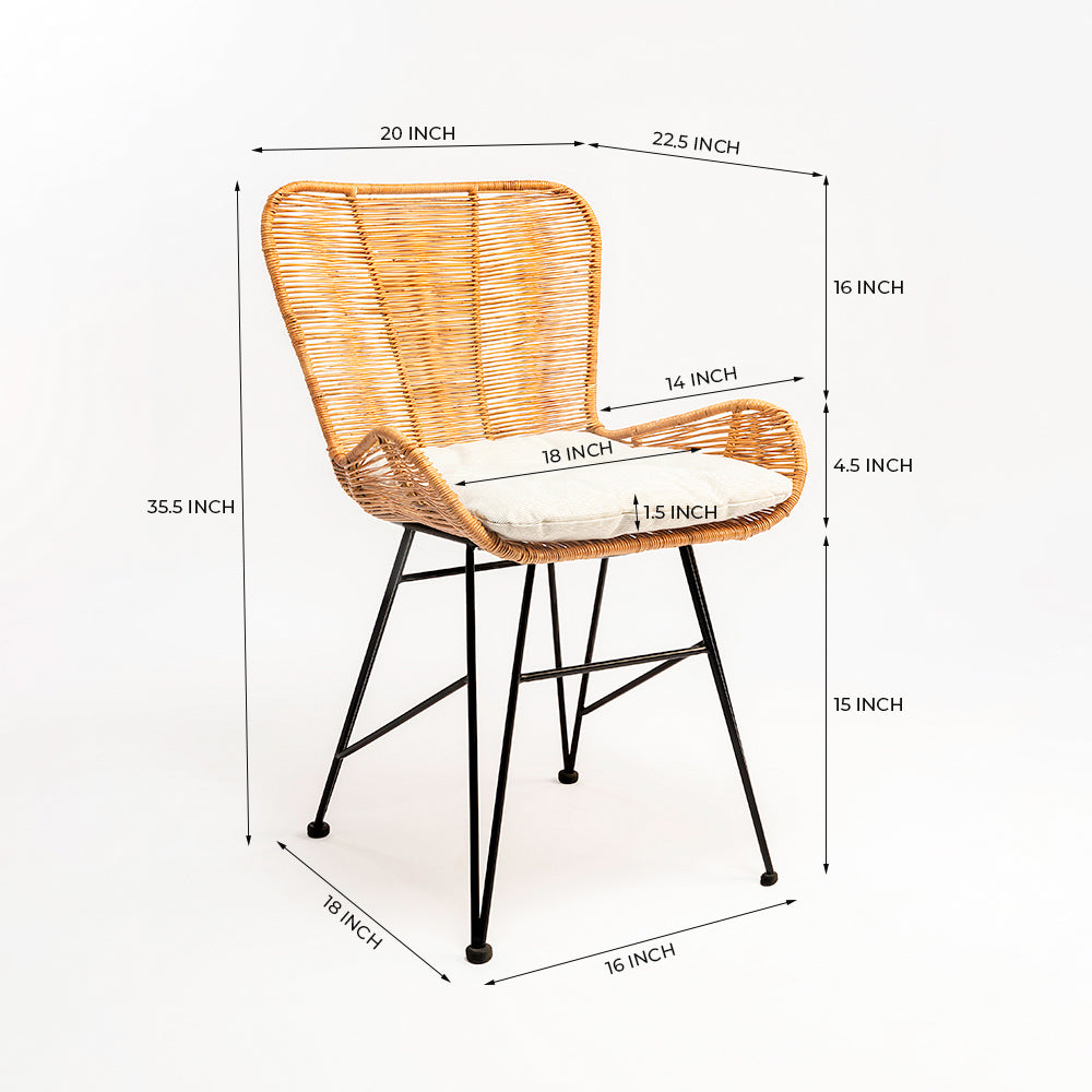 Joanna Sofy Semi Outdoor Chair