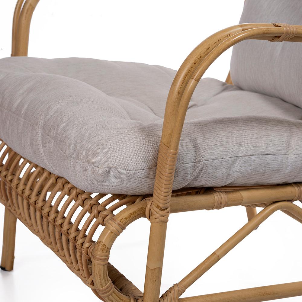 Alu Rattan Wizards Choice 5 Seater Set with Synthetic Wicker