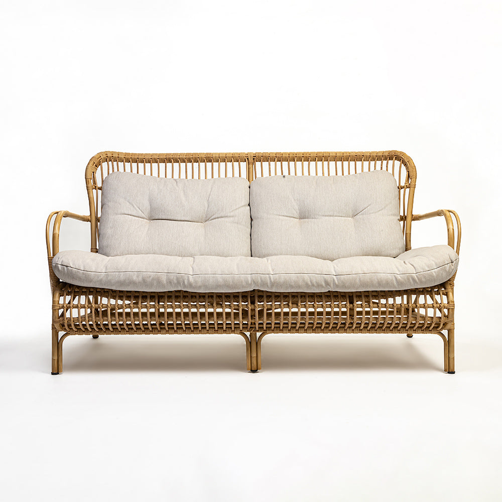 Alu Rattan Wizards Choice 3 Seater Sofa with Synthetic Wicker
