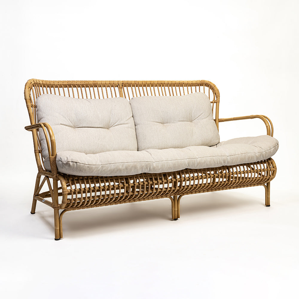 Alu Rattan Wizards Choice 3 Seater Sofa with Synthetic Wicker