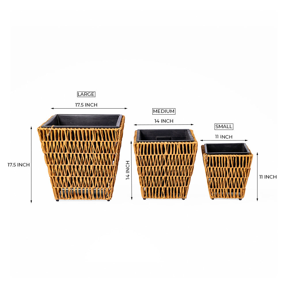 Meadow Bloom Planter Set Of 3