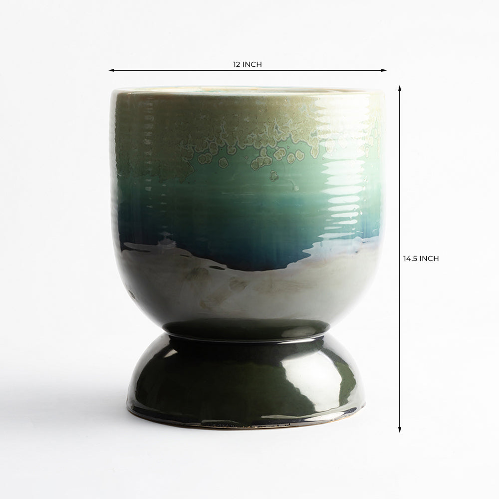 Dove Tail & Elm Elite Ceramic Pot - Big