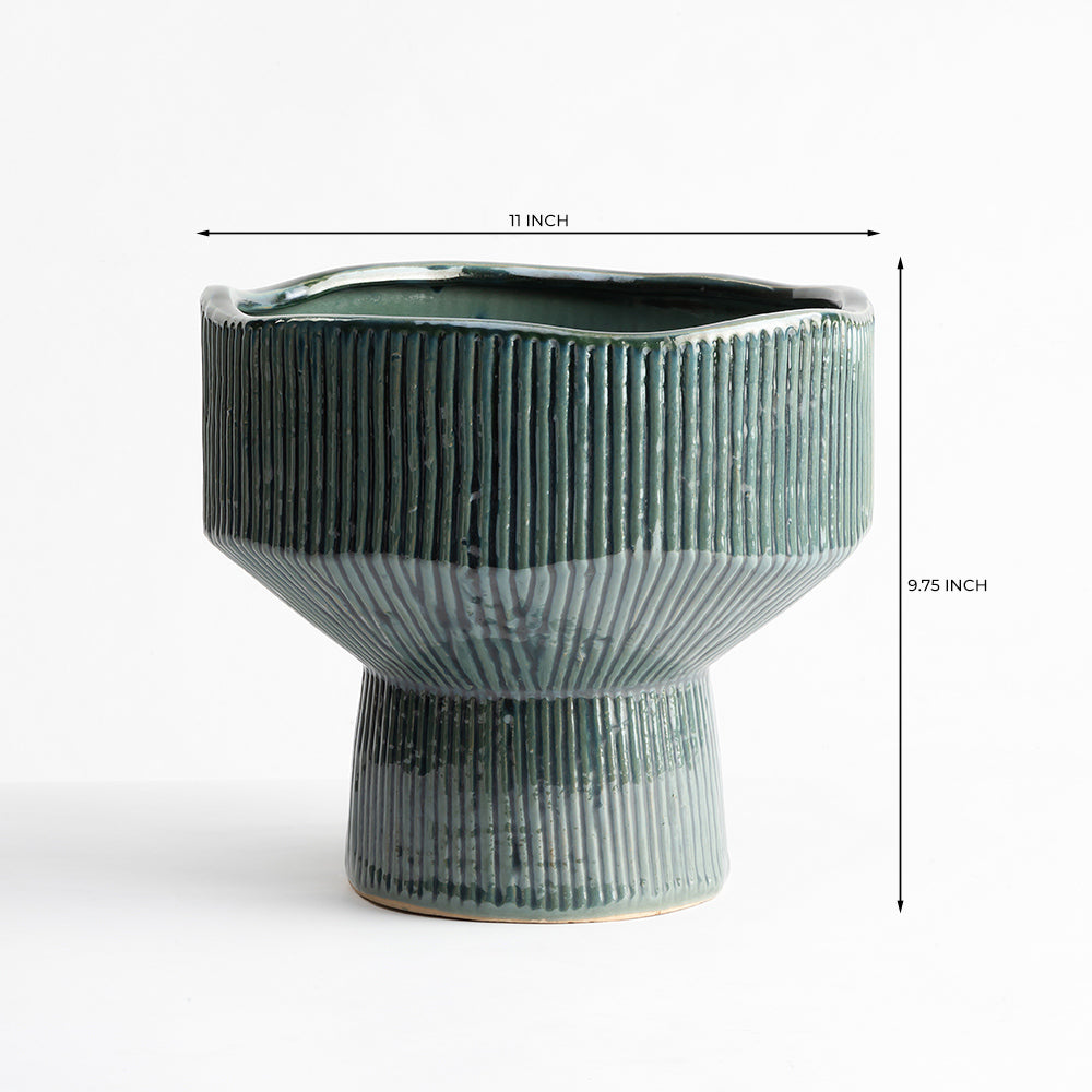 River Rum Ceramic Vase