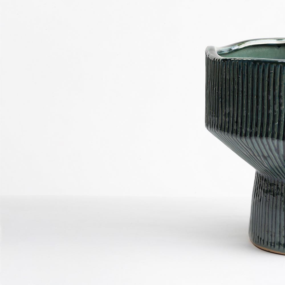 River Rum Ceramic Vase