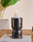 Sage Stone Ceramic Candle Holder