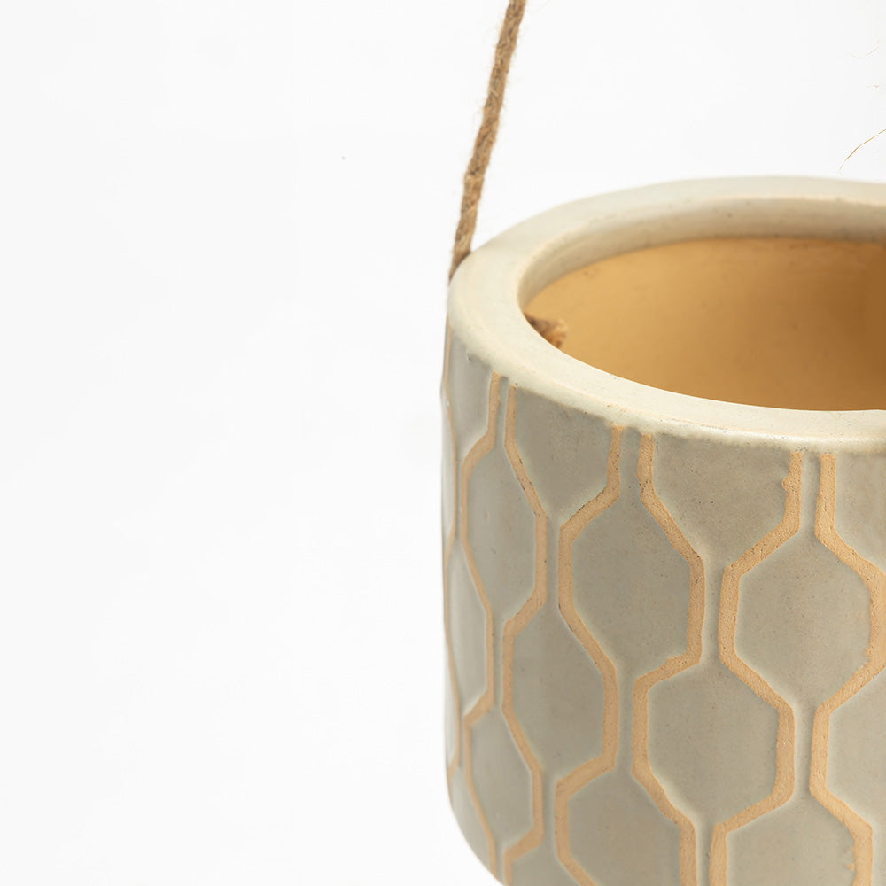 Avenue Allure Ceramic Hanging Pot