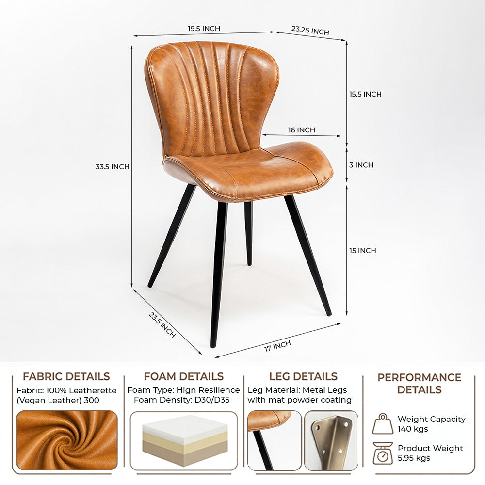 Flora Field Vegan Dining & Study Chair