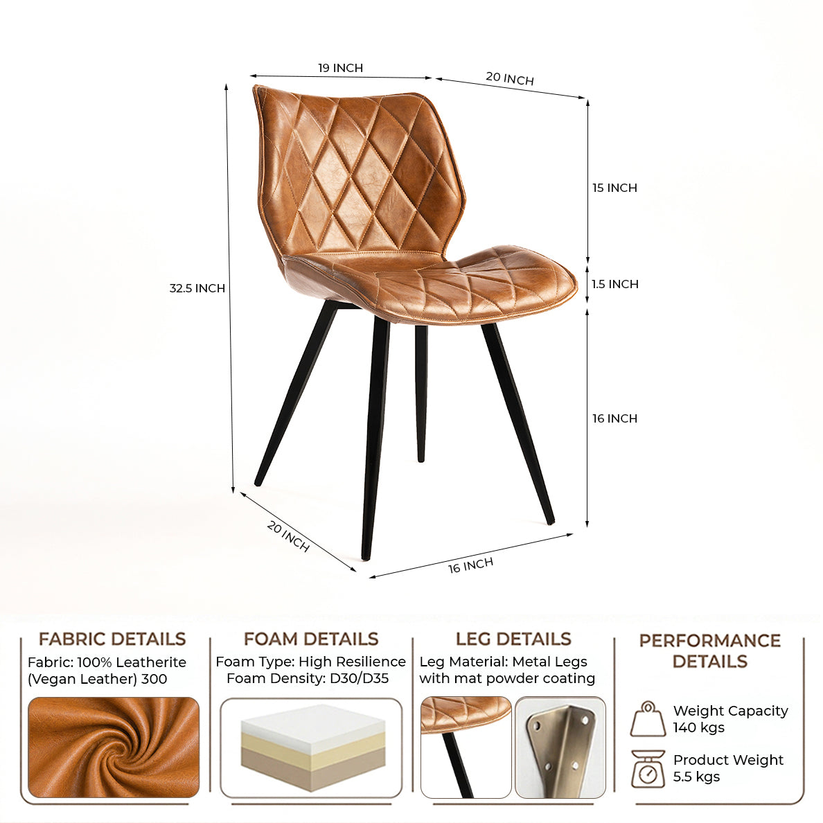 Garden Gate Vegan Dining & Study Chair