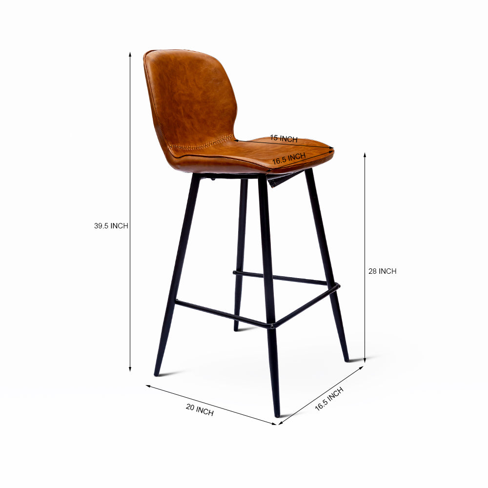 Lane Luxury Vegan Bar Stool