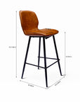 Lane Luxury Vegan Bar Stool