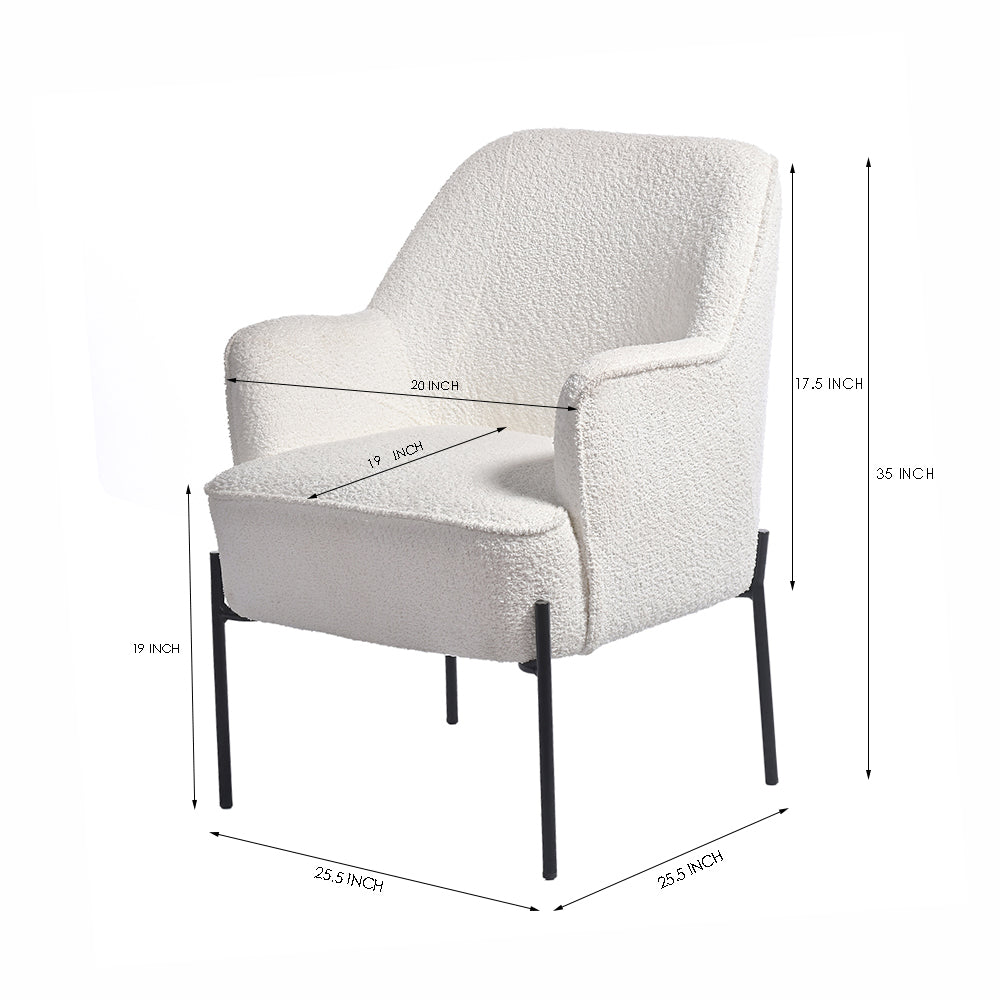 Ironveil Cotton Armchair