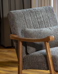 Margaret Rubberwood Rocking Chair- Cotton