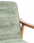 Tulsa Petal Rubberwood Armchair- Cotton