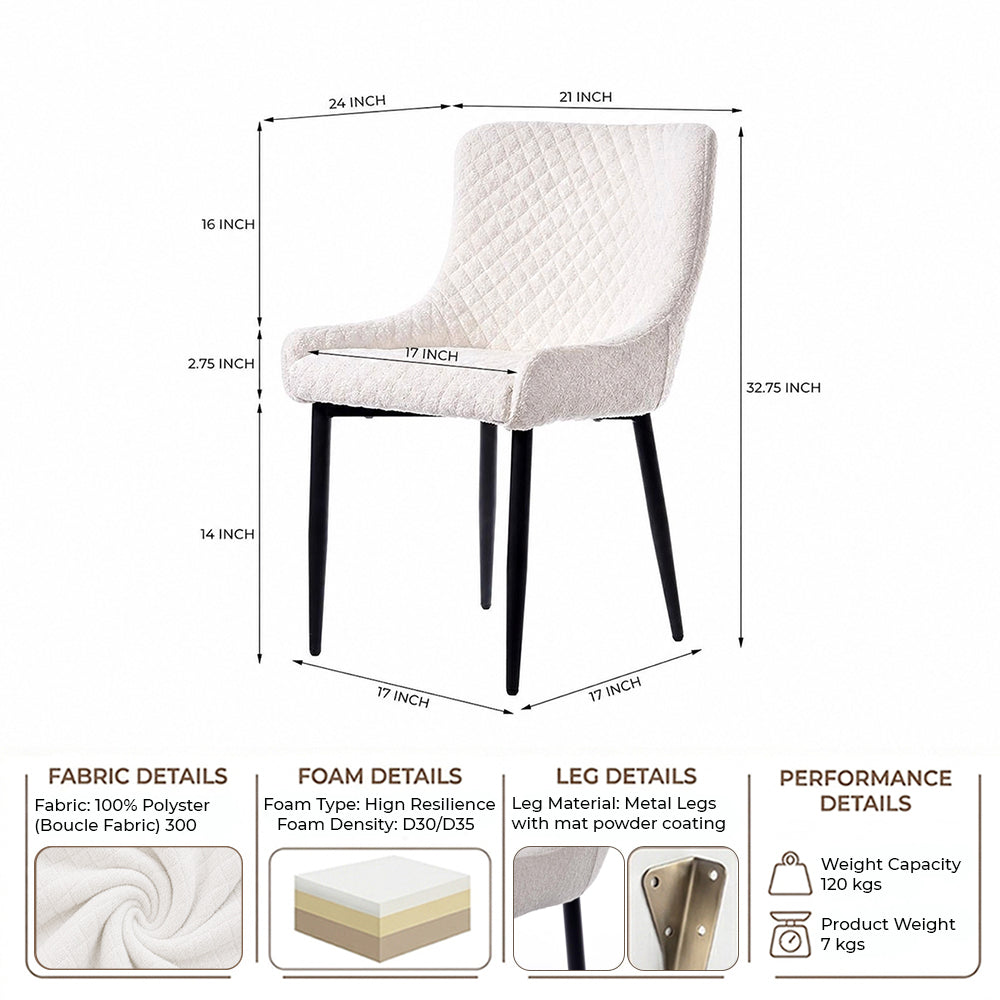 Loberona Dining Chair - White