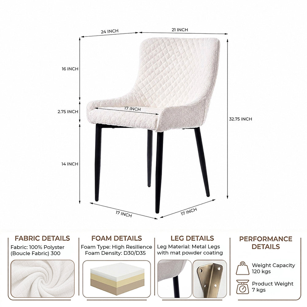 Loberona Dining Chair - White