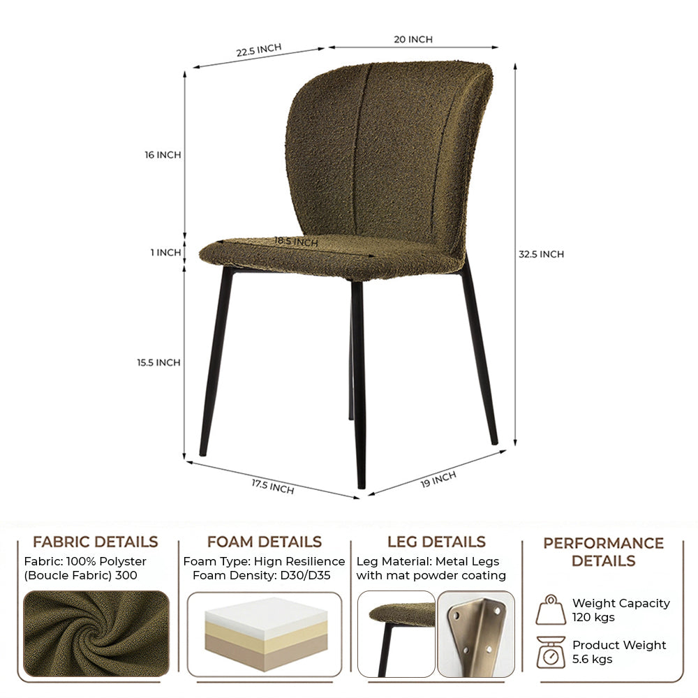 Nimbus Niche Dining Chair - Green