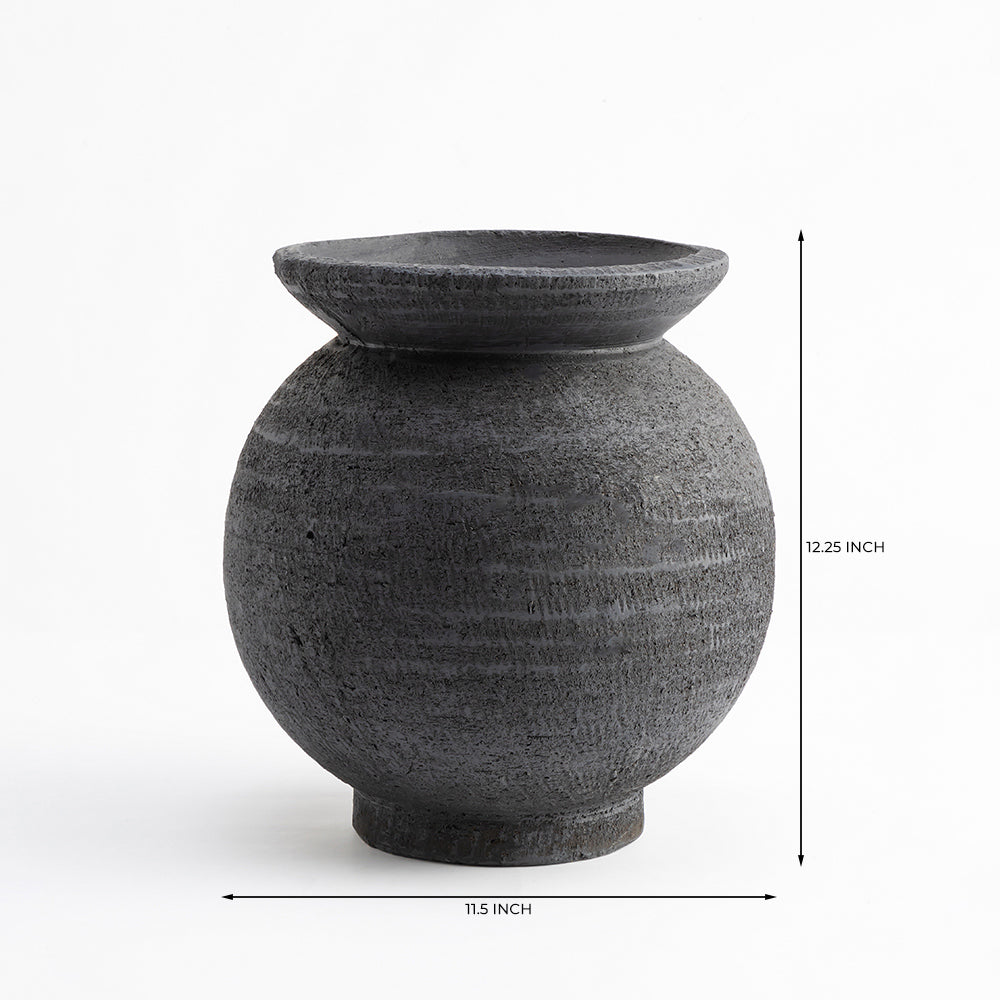 Dark Nite Terracotta Pot - Large