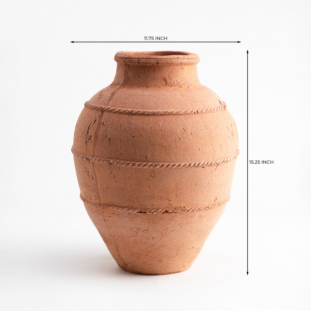 Yarrow Terracotta Vase - Large