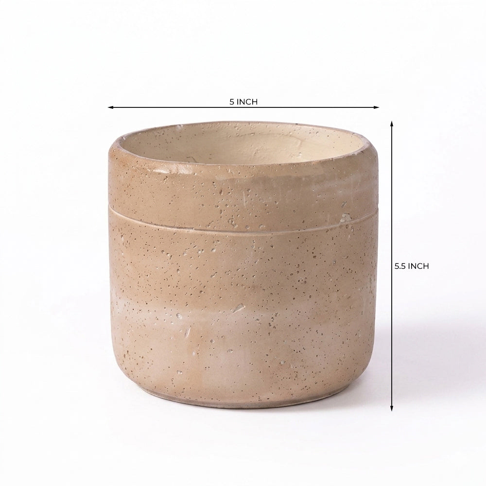 Sharona Cement Pot - Medium