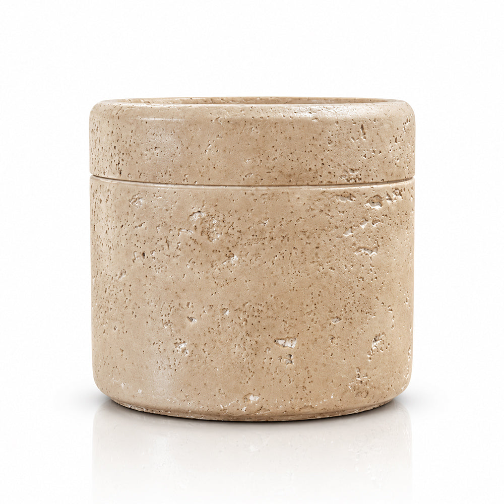 Sharona Beige Cement Large Planter Pot