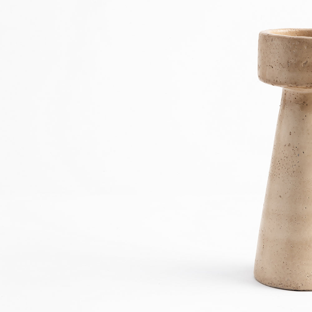 Ramones Cement Candle Holder