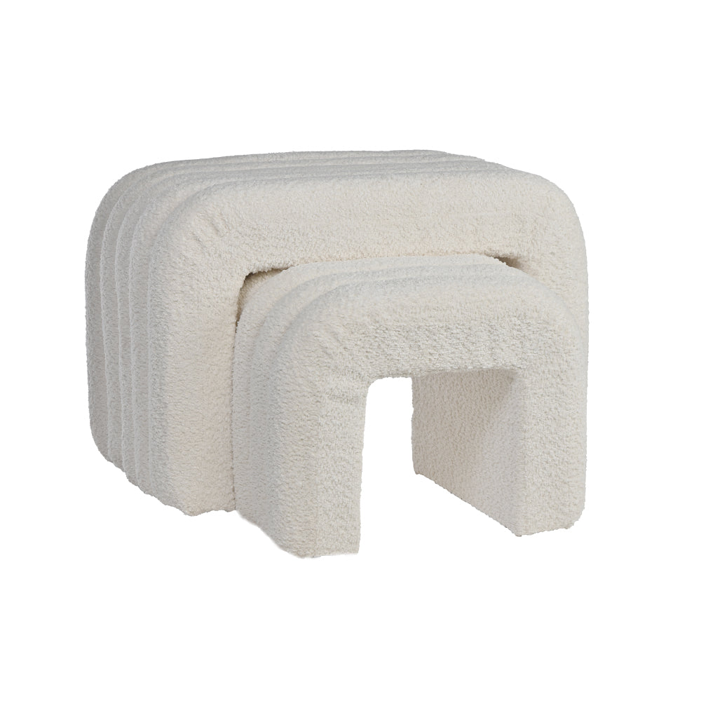 The Loo Cotton Pouf Bench