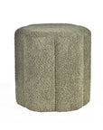 Crown Luxury Wooden Pouf - Cotton