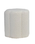 Crown Luxury Wooden Pouf - Cotton