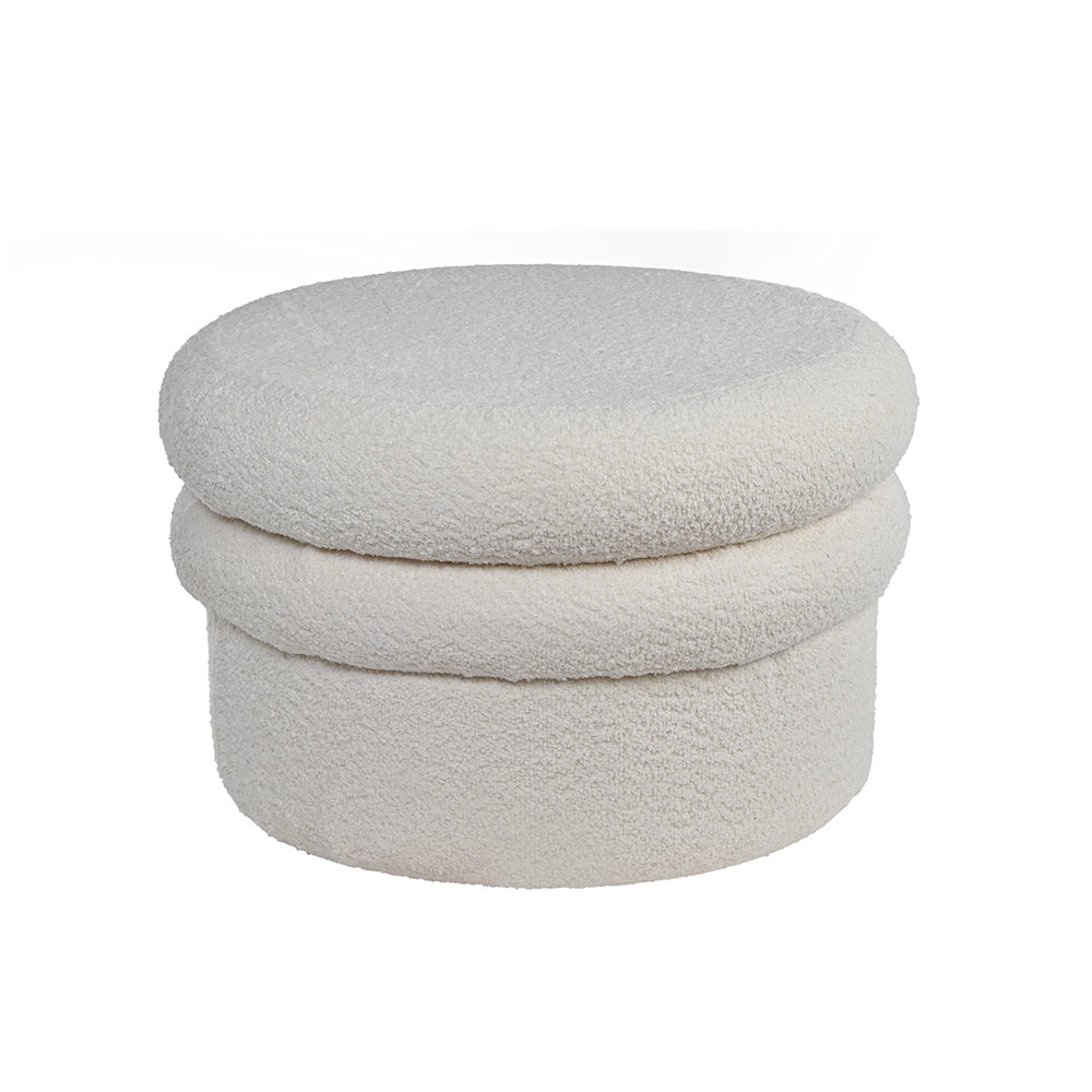 Mist Plywood Pouf- Cotton