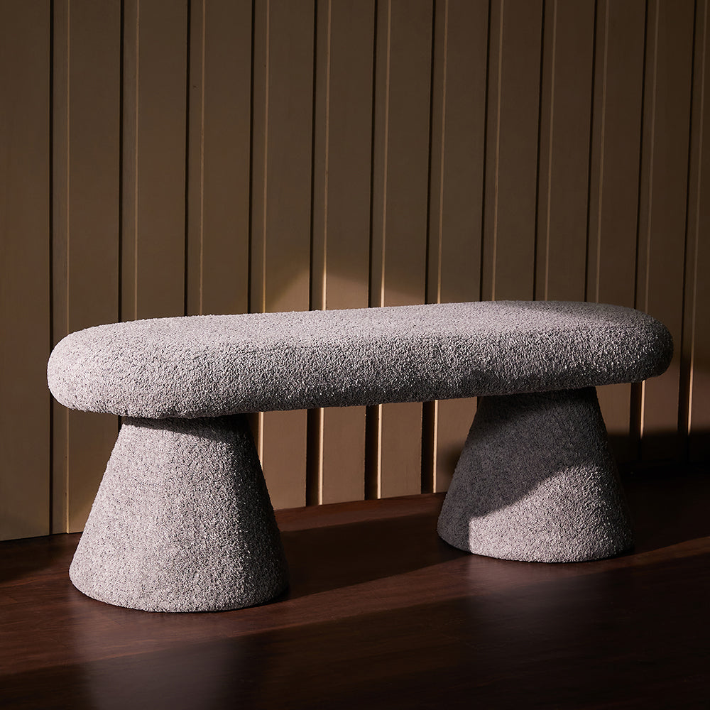 Oasis Orbit Opulence Bench - Grey