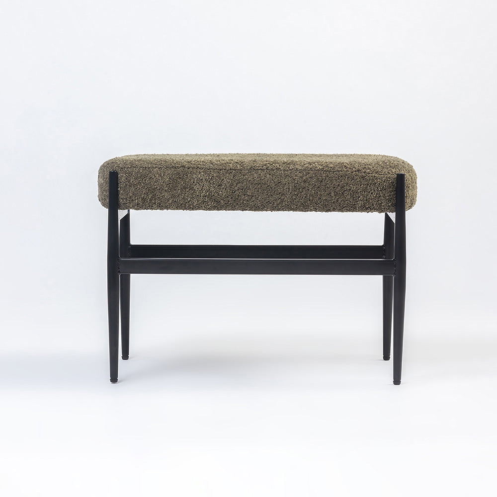 Quaint Iron Bench - Green