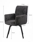 Kanses Iron Chair- Cotton